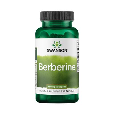 Swanson Berberine Supplement 60 Capsules 400mg Natural Wellness Support