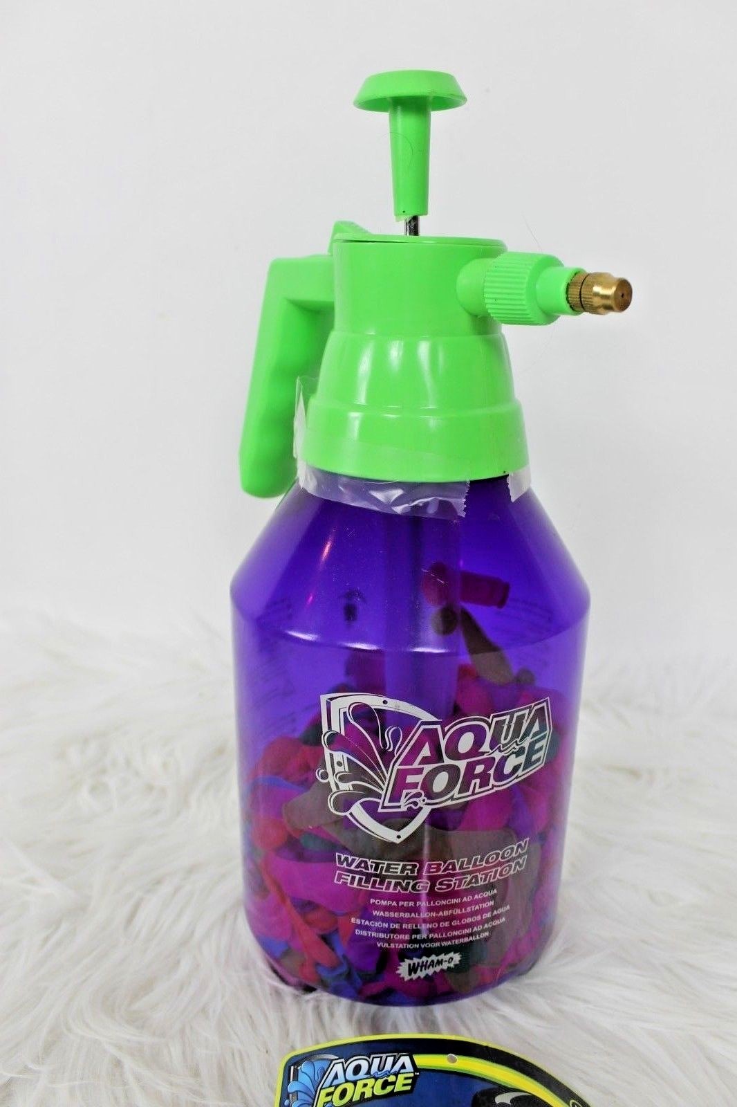 New 500 Water Balloons Pump Wham O Aqua Force Refill Filling Station