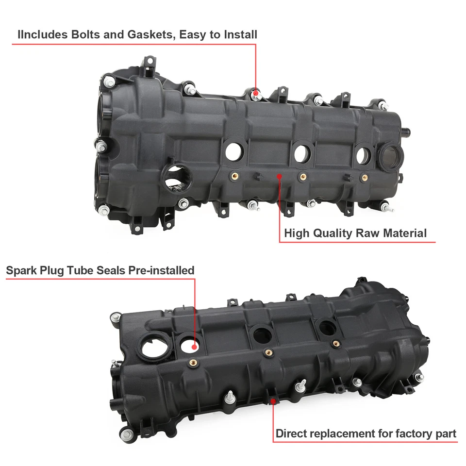 2x Tampa de Válvula com Gaxeta para 11-21 Dodge Challenger Charger Journey Durango 3.6L - Imagem 4 de 4