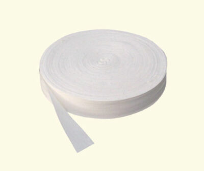 5 X METRES cotton bunting tape white or black 25mm wide