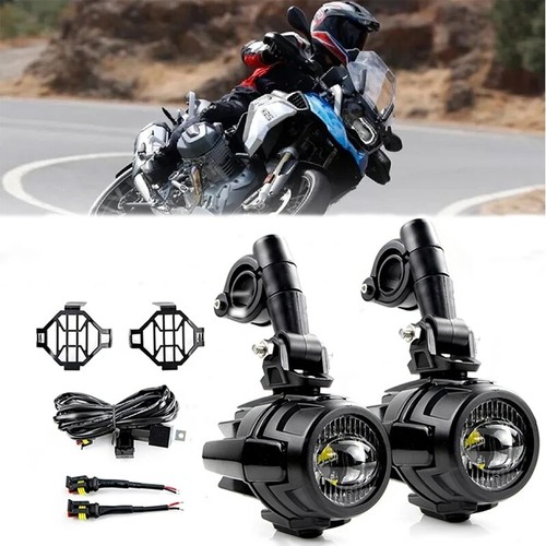 LED Auxiliary Spot Fog Light Assembly Kit - Honda CRF1000L crf1100 Africa Twin - Picture 4 of 15