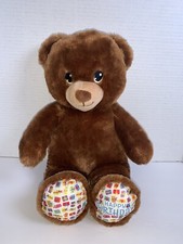 Build A Bear Happy Birthday Plush 15" Stuffed Animal Teddy Bear BAB 2023 VC448 
