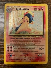 Cartes Pokemon TYPHLOSION 17/111 Holo Famille FR Néo Génésis Wizard