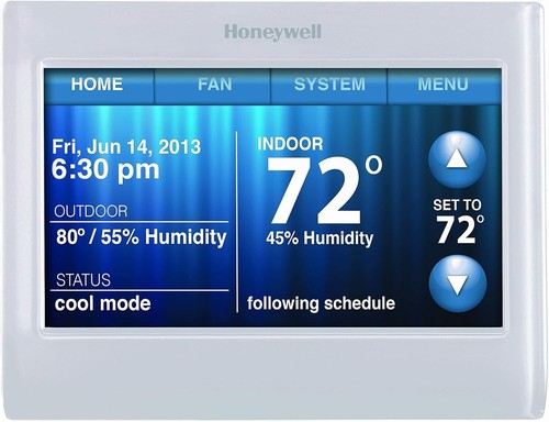 Smart WiFi Thermostat with Color Touchscreen & Alexa Control - Renewed Quality - Picture 3 of 8