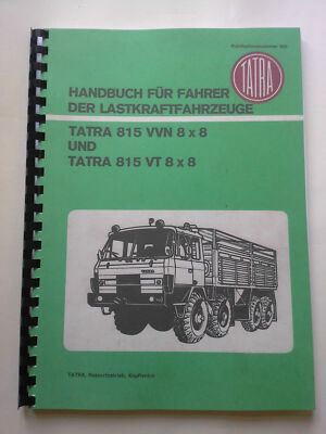 NVA MANUAL TATRA 815 8X8 UAZ,URAL,IFA,ROBUR,KRAZ,BMP,IFA W50,L60