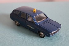 Solido 4” RENAULT 12 BREAK Diecast Toy Car Scale 1/43 No:22 GENDARMERIE Franc