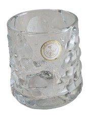 Crystal Clear Glass Christmas Tree Star Votive Candle Holder Made in Indonesia