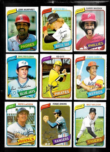 1980 OPC 80 O PEE CHEE TOPPS MLB BASEBALL CARD 126-250 SEE LIST - Picture 148 of 257