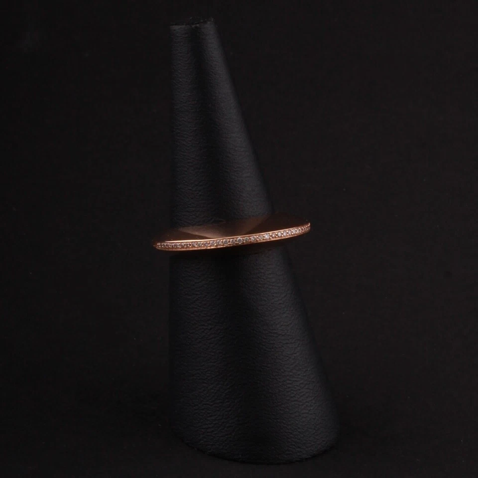 Anillo de oro Georg Jensen # 1570 RG. Dune con diamantes. 18 quilates. NUEVO. Foto 2 de 4