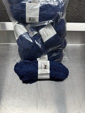 elsebeth lavold silky wool yarn Color 21 Blue 14 Skein Lot Wool  Silk