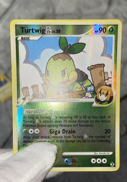 Turtwig GL [Reverse Holo] #85 (Rising Rivals (2009))