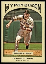 Freddy Sanchez 2011 Topps Gypsy Queen #258 Giants MLB READ FREE SHIPPING