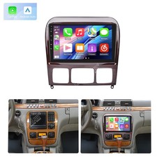 Android 15 Apple CarPlay Autoradio GPS Navi f&uuml;r Mercedes S/CL Klasse W220 W215
