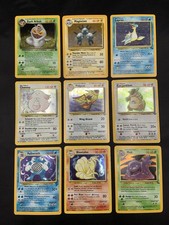 Vintage Rare Holo Pokémon Card Lot 1999/2000 - Base Set, Jungle, Fossil - MP/HP
