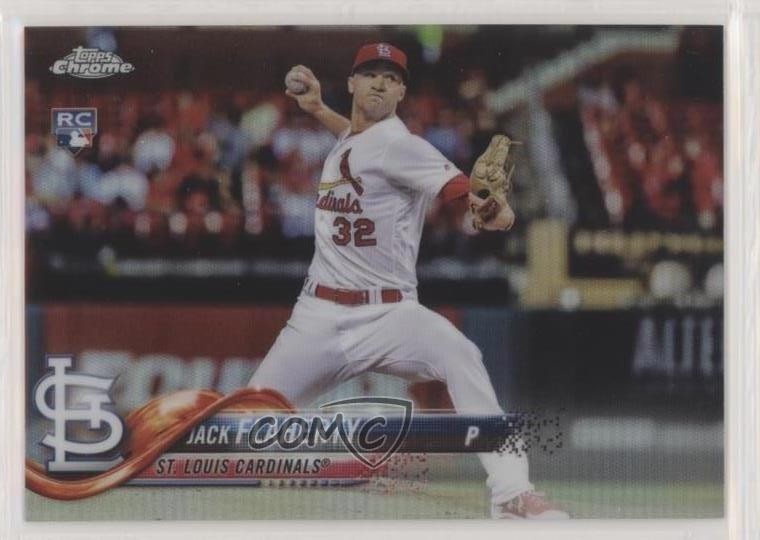 2018 Topps Chrome Refractor Jack Flaherty #4 5r6