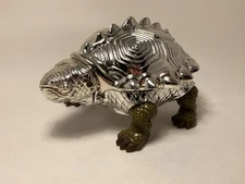 Vintage TMNT Metallized Mini Mutant Tokka Technodrome Metallic CLEAN CHROME Toy