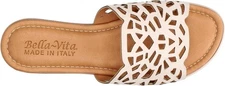 Bella Vita  Cas-Italy Slide Sandals  Wedge Leather BAIGE Women's size 10W NEW