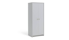Kids Juno 2 Door Wardrobe White Childrens Bedroom Storage Furniture