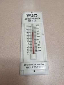 Vintage  WIX Automotive  Therometer   San Antonio  Texas  Nice