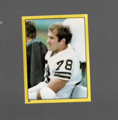 1982 Topps Football Stickers Elois Grooms New Orleans Saints #85 Excellent