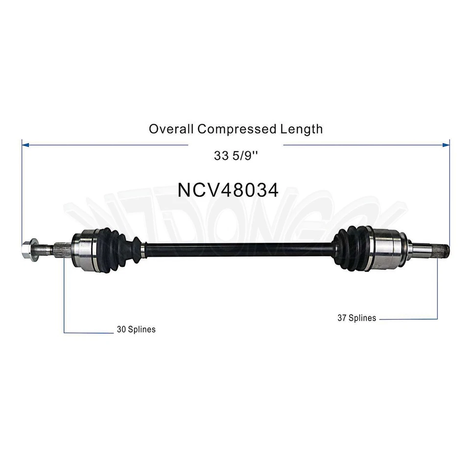 Conjunto de junta de eje trasero izquierdo LH CV para Mercedes-Benz R320 R350 4Matic 2006-2012 Foto 4 de 4