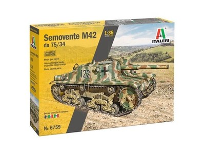 Italeri - Semovente M42 da 75/34 Upgraded, 1/35, 6759