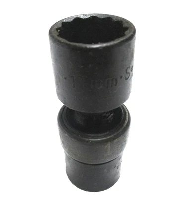 SK Hand Tools 3/8" DRIVE 17mm 12 POINT UNIVERSAL SOCKET 33437 *MADE IN USA* - Image 1 of 4