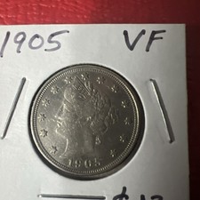 1905 Liberty Head Nickel 5c VF