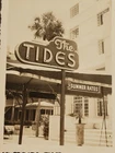 THE TIDES Hotel Miami Beach Florida Neon Sign Vintage Photo Art Deco Streamline