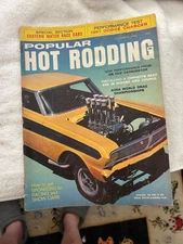 October 1966 Popular Hot Rodding magazine flat heads customs race cars etc