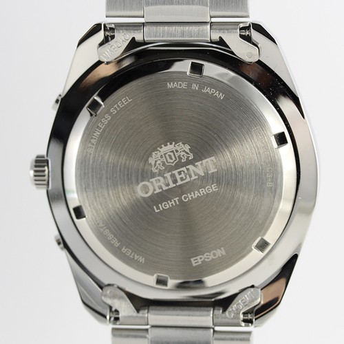 ORIENT WV0021TY NEO70's Sports Solar Analog Green Silver - Picture 5 of 6