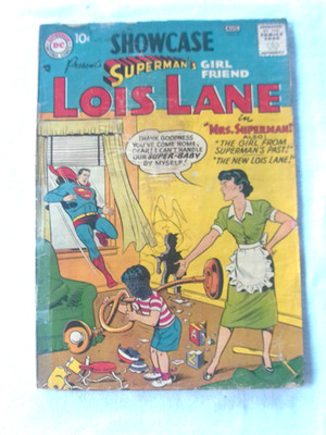 Showcase #9 DC Comic 1957 Fair- Superman's Girl Friend Lois Lane