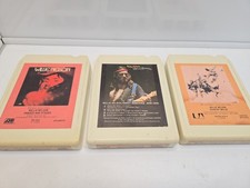 Lot of 3 Country 8 Track Tapes - Willie Nelson. TESTED