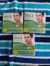 3 Pk Facial Wax Strips 20 Strips Per Pk