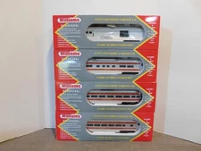 Williams Milwaukee Road Aluminum 60 Foot Streamlined 4 Car Passenger Set