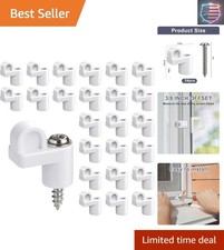 3/8 inch Window Screen Clip with Screws 24 Pack Offset Window Screen Clips St..-