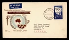 DR WHO 1956 AUSTRALIA FDC OLYMPICS 2S ROYAL CACHET M81902