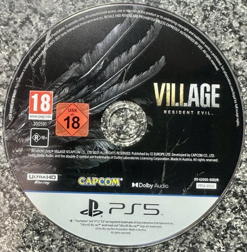 Resident Evil 8 Village - Sony PS5 Disc Supplied In Protective Case (FreePost)