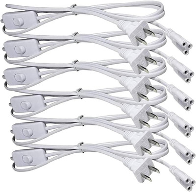 T5 T8 LED Tube Power Extension Cable with On/Off Switch,Led T5/T8 Light Tube Int