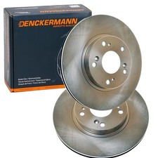 2x DENCKERMANN BREMSSCHEIBEN 282mm BELÜFTET VORNE passend für HONDA CIVIC CR-V S