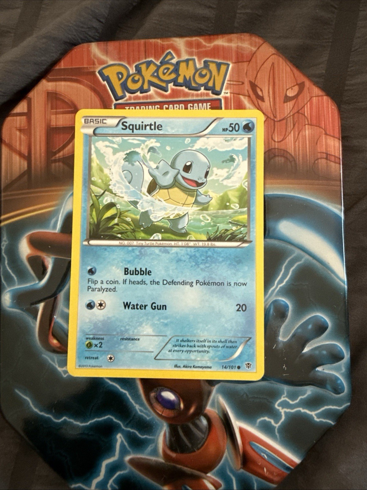2013 Pokemon - Black & White: Plasma Blast Squirtle #14/101 Reverse Holo