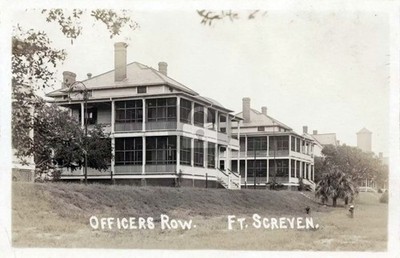 Fort Screven GA Hospital Ft Screven Savannah RPPC Photo Postcard COPY