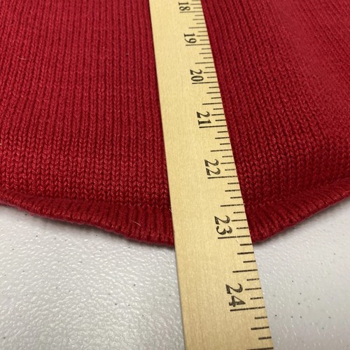 Vtg Christmas Cardigan Sweater Heirloom Collectibles Sz M Snow-men Beads Red Zip - Picture 20 of 24