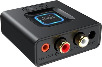 ML201 Bluetooth 5.1 Audio Receiver for Home Stereo RCA 3.5mm Jack | 12H Playtime