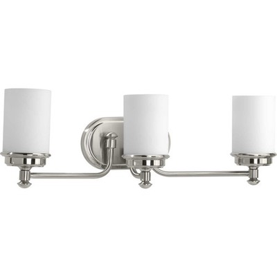 Progress Lighting P300014 Glide 3 Light 24''W Bathroom Vanity - Nickel