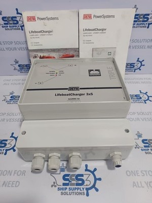 DEFA 4041LBTRI42 Triple Lifeboat Charger 3x5 IP66 3x12VDC 5A (Unused New)