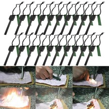 Lots Fire Starter Flint Steel Striker Survival Kit Ferro Rod For Outdoor Camping