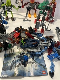 LEGO Bionicle Lot Visorsak Boggarak Rahkshi Piraka Vezok & Parts Manual