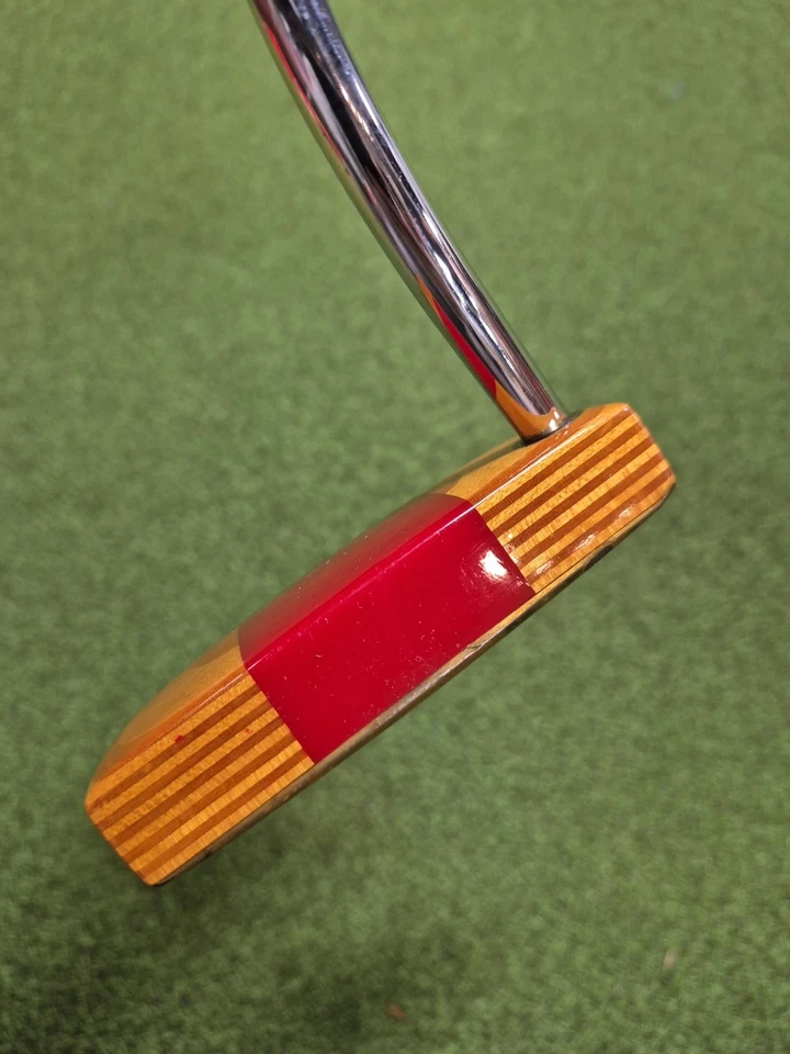 Vintage Ping Danser Putter 36" RH Wooden Head Made in U.S.A. With Headcover - Image 2 of 4