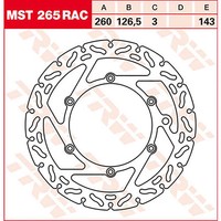 Trw Bremsscheibe (FüR: Ktm EXC-F 350 Six Days 4T 12-24 Vorne )
